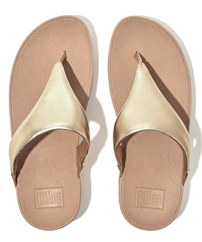 Image of FitFlop Womens Lulu Leather Toe Post Sandals