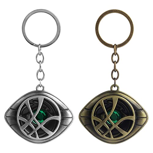 LKNBIF Dr Strange Llavero metal, 2 Piezas LlaveroDoctor Extraño y Collar Doctor Extraño Llavero de...