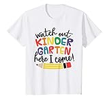 Kids Watch Out Kindergarten Here I Come Girls Kindergarten Shirt