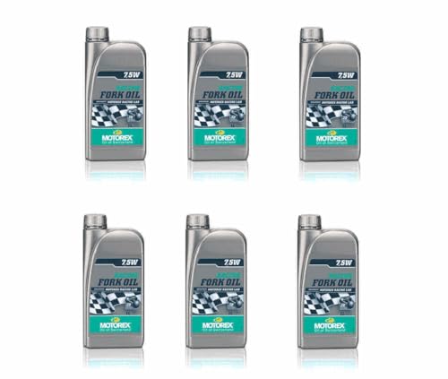 Compatible avec/Remplacement pour HUILE FOURCHE MOTOREX RACING FORK 6 LITRES 7.5W / 3062658