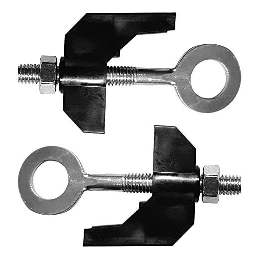 cyclingcolors 2x Fahrrad GAZELLE kettenspanner M6x65mm stahl mit muttern Øachsen 10-11mm