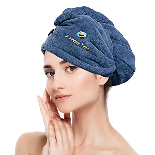 Toalha de Secagem de Cabelo Comprido - Toalhas de Cabelo de Secagem Rápida Ultra Absorvente,Toalhas