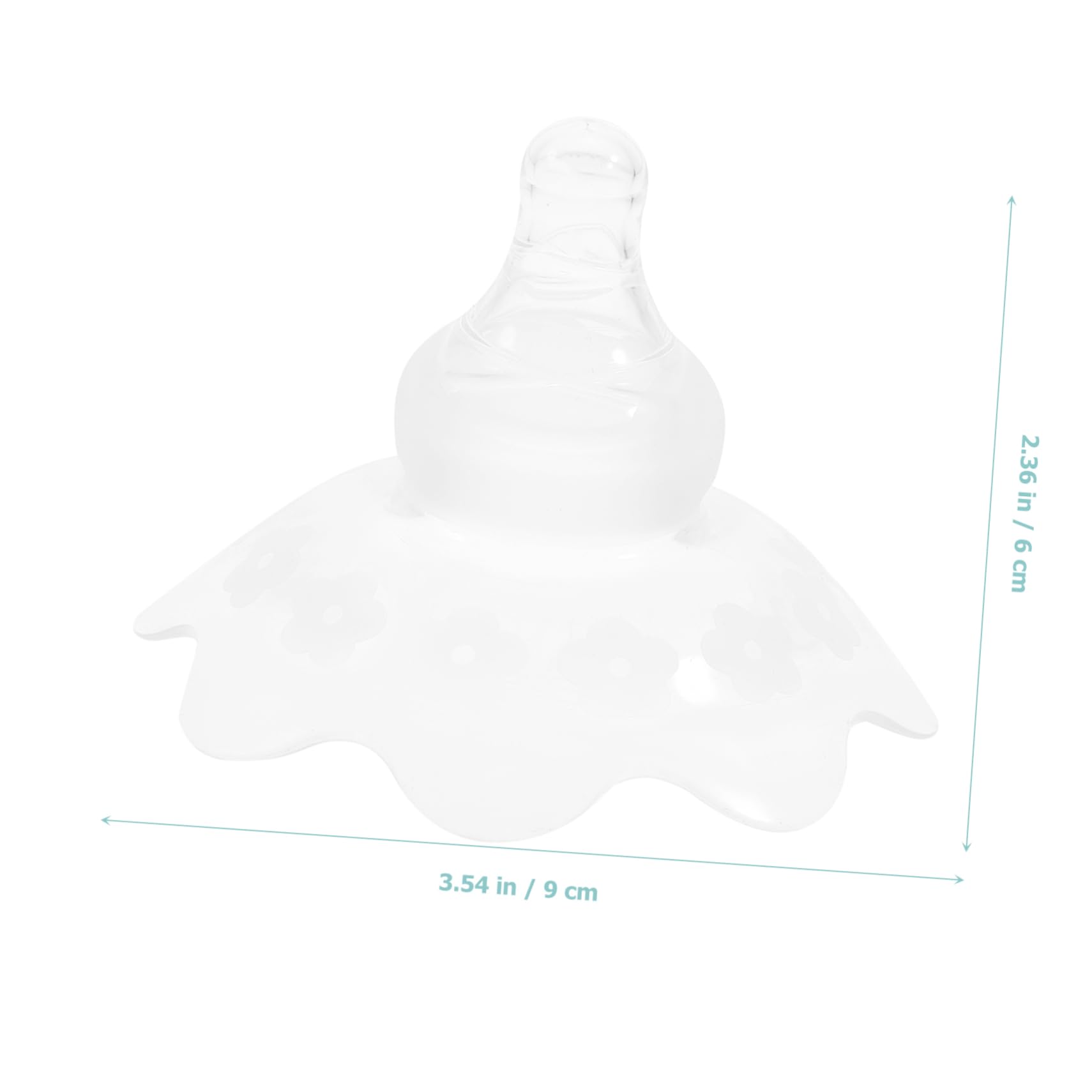 HANABASS 2Pcs Silicone Breastfeeding Protector Nursing Supplies for Comfortable Feeding Easy to Clean Prevents Biting for Lactating Mothers