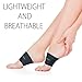 ROXOFIT Copper Arch Support for Plantar Fasciitis Pain Relief (Pair) - Elastic Compression Sleeves/Bands For High, Low Arches For Men, Women (Green logo, Small)
