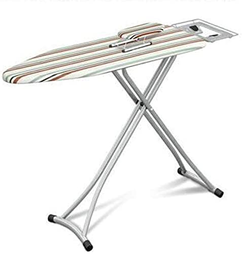 Tabla de planchar plegable con gran superficie de planchado y zona de aparcamiento resistente al calor para uso en el hotel o en el hogar