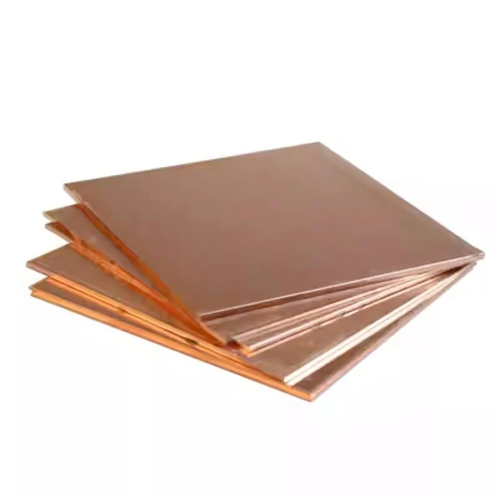 Lámina Bronce Fosforoso 100x200mm 0,1-2mm 1Pza