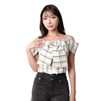 LIP SERVICE リップサービス ツイードリボンオフショルトップス ツイードリボンオフショルトップス（シャツ/ブラウス