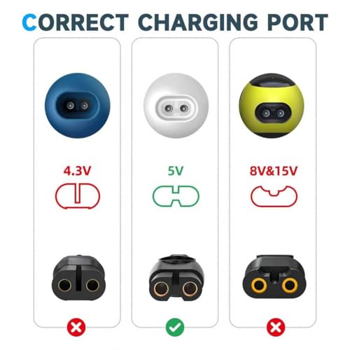 Image of 5V USB Fast Charger for Philips Norelco One Blade 360 QP2724 QP2834 7200 5000X i9000, Wet&Dry Series 2000 2400 3600 3900 MG7910 MG5910 MG9520 MG9525 QP4631 QP6552 QP6542 QP1324 for Phillips Shaver
