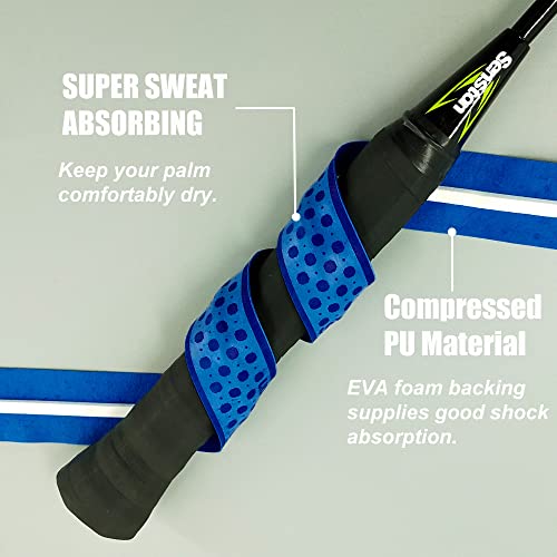 Senston Tennis Overgrip Anti-Slip Badminton/Pickleball Racquet Racket Grip Tape 3 Pack, Black #TOP3