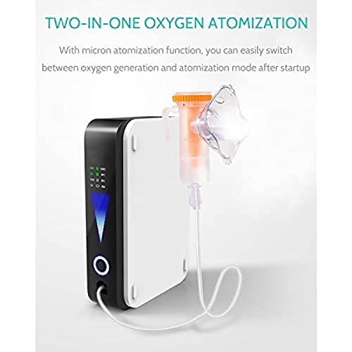CCHAYE Gerador concentrador portátil de oxigênio, concentrador de oxigênio, purificador de ar de alt