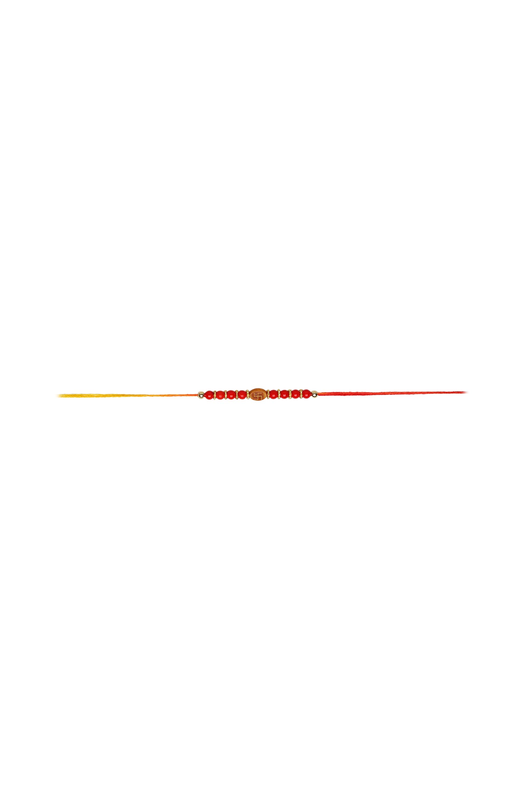 Set of 2 Rakhi For Bhaiya Bhabhi Rakhi Brother Rakhi Lumba set Couple Pair Rakhi Thread for Raksha Bandhan gift Set Rakhi Bracelet with Roli Chawal Gifts Pack In Pouch Potli Bag for Brother Sister