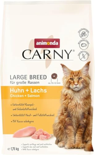 animonda Carny Katzen Trockenfutter Large Breed Huhn + Lachs (1 x 1,75kg)