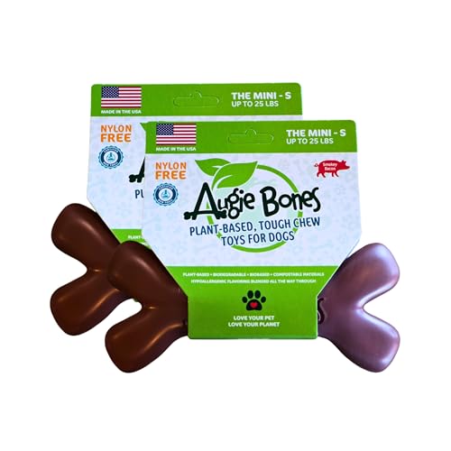 2-Pack Non-Toxic Bacon Flavored Dog Chew Toys
