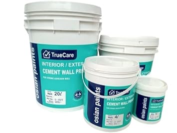 True Care Interior/Exterior Cement Wall Primer for Strong Adhesion Wall| Protective Clear Coat for Wall, Wood & Metal - 4L