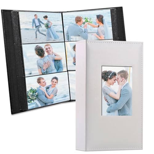 Vienrose Photo Albums Slip in 6x4 300 Photos Leather Cover E