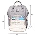 Baby Diaper Bag Large Capacity Baby Bag Multi-Function Waterproof Travel Maternity Nappy Bag for Mom and Dad with Stroller Straps,Pink