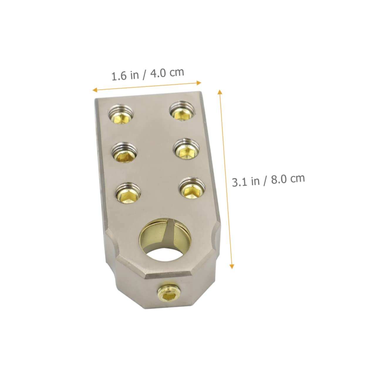 Borne de Batterie Automobile 1 Paire 2 Awg Alliage de Zinc