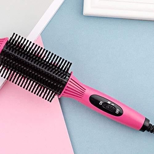 Peine eléctrico para cabello WJREGG, peine alisador anti-quemaduras, peine alisador caliente, alisador de cabello con peine miniatura 2