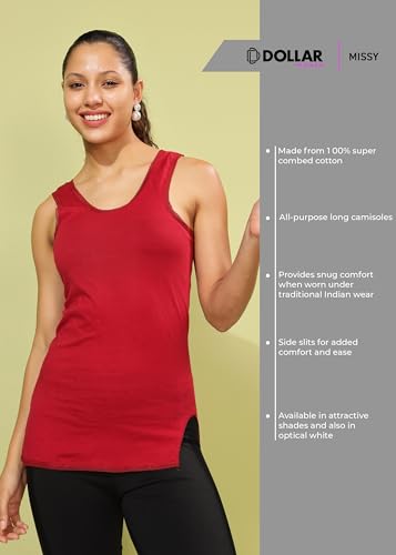Image of Dollar Missy Pack of 1 Women's Combed Cotton Camisole