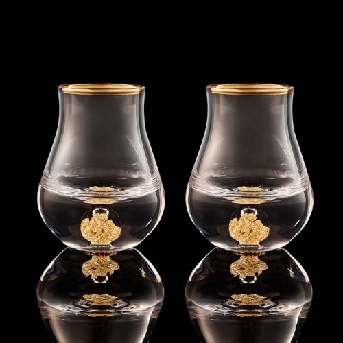 【La prima scelta per i regali】 Questo set di lusso include 2 tazze (45 ml). Perfetto per condividere un drink con una persona speciale alla fine di una lunga giornata. I tuoi amici e la tua famiglia rimarranno stupiti da questo set. È anche un ottimo regalo per Natale, compleanni, anniversari, matrimoni, festa della mamma, festa del papà, ecc. AVVISO: poiché è soffiato a mano, la capacità specifica può variare leggermente.