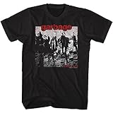 Garbage Rock Band Since 1993 Adult Short Sleeve T-Shirts 90s Music Tshirts Cool Graphic Tees Black