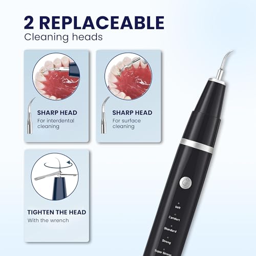 Hokin Plaque Remover Dental Care Kit Teeth Cleaning Tool Dental Care Kit Tooth Filling Repair Set Stainless Steel Dental Tools For Men Women Kids And Pet Care (Silver And Black) - 2