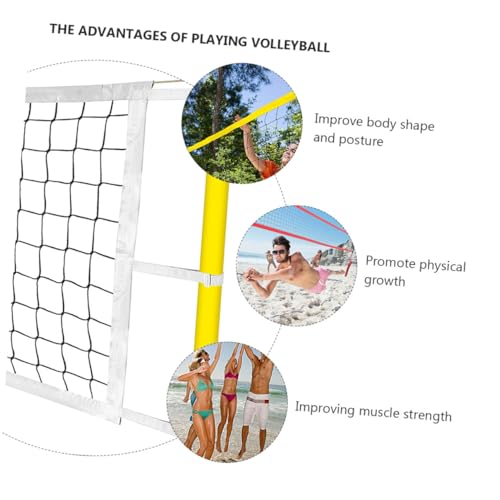 Filet de volley-ball résistant aux intempéries pour jouer sans interruption