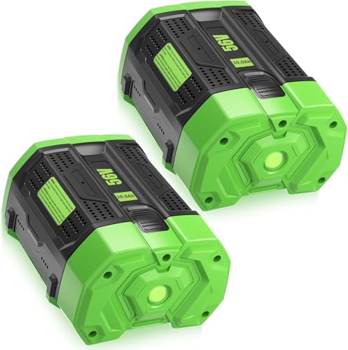 Boetpcr 2 Packs 10000mAh High Capacity Replacement for EGO 56V Battery