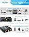 eSynic 192KHZ Digital to Analog Audio Adapter Portable DAC Converter Aluminum Alloy Optical to RCA & Plug-and-Play Optical to AUX Adapter Support[ 3.5mm & L/R RCA Output ] for HDTV/DVD/Game Consoles
