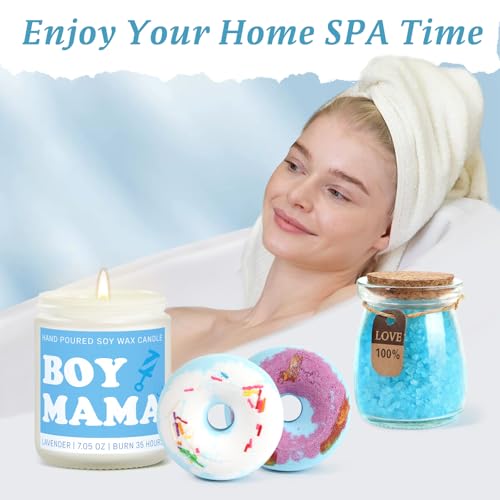 Image of iAOVUEBY New Mom Gifts & Baby Boy Gift Basket, Baby Shower Gifts for Expecting Mom To Be, Postpartum Gifts For Moms, New Mom Care Package After Birth, First Time Mothers Day Birthday Gifts for Women