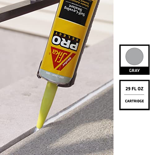 Sikaflex Self Leveling Sealant, Gray, Polyurethane With An Accelerated Curing Capacity For Sealing Horizontal Expansion Joints In Concrete, 29 Fl. Oz Cartridge #TOP1