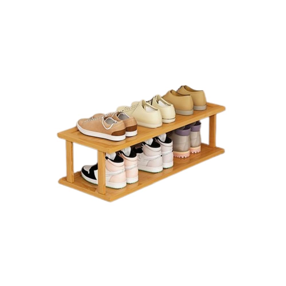 STAR WORK Wooden Shoe Rack Vertical Shoe Rack for Small Spaces, Tall Narrow Shoe Rack Organizer for Closet Entryway Corner Garage and Bedroom, Shoe Shelf with Free Stackable DIY (3X2 Tier, TRIPAL) (B0CK8DWMW7) Amazon Price History, Amazon Price Tracker