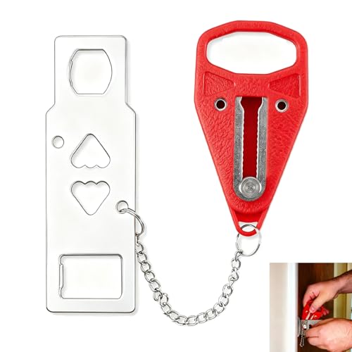 Portable Door Lock Hotel Door Lock Travel Safety Extra Home Security for Privacy and Protection Ideal for Hotels Apartments Dorms Short-Term Rentals Perfect for Business Trips and Solo Living