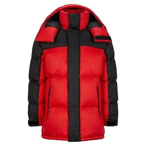 HUGO Manteau Homme coupe-vent chaud pour affronter le froid hivernal