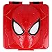 ALMACENESADAN 2088, Sandwichera Figura 3D Spiderman; Dimensiones 14x1x9 cm