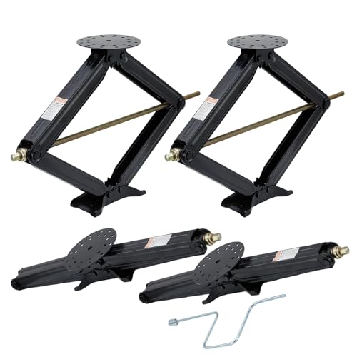 Scissor Lift Jacks Set of 2-7500Lbs Portable Car Scissor Jack, Universal High Lift Sissor Jack from 4.33