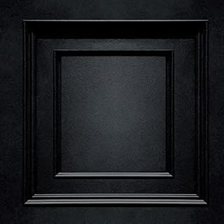 Amara Panel Vinyl Wallpaper Black - Wood Panel - Belgravia 7378
