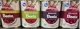 Mix Canned Beets Whole Beets, Sliced Beets, Sliced Pickled Beets and Shoestring Beets (4 Cans, 15 oz. each)