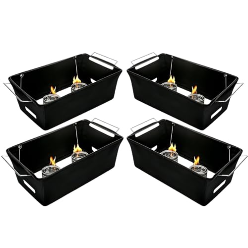 Pantalla Cortavientos Para Brasero,Protector Antiviento Alta Resistencia para Estufas - Cortavientos para Brasero de Patio - Para Barbacoa, Boda, Evento, Interior Y Exterior, Camping, Jardín, Pícnic