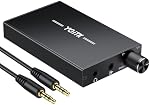 Amplifieur d'écouteur portable 16-300. - HiFi 3.5MM Ampli d'écoute rechargeable avec 2-Stage Interrupteur gain,Volume Knob, Surface en aluminium, Compatible avec le téléphone, iPad, PC, PS4/5,MP3/4 Joueurs