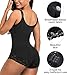 SHAPERX Women's Latex Waist Trainer Corset Waist Cincher Body Shaper Slimmer Tummy Control Shapewear, SZ1988-3-Black-S