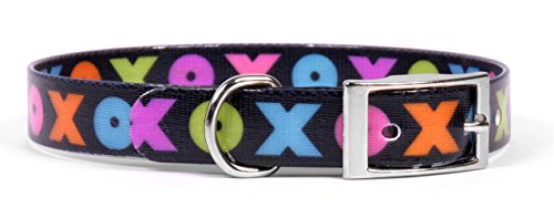 Hugs & Kisses Waterproof and Odorproof Adjustable Dog Collar - 1' W x 27' L