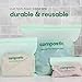 Compostic Home Compostable Resealable Snack Bags (6
