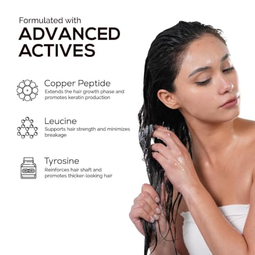 Image of KORE Anti-Hair Fall Multi-Peptide Shampoo | Clinically Crafted for Up to 95% Hair Fall Reduction | Powered by Kore Dense Technology | Copper Peptide, Leucine & Tyrosine | For All Hair Types, 5 ml, Sachet