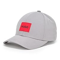 HUGO Square Logo Cotton Cap, Shadow Grey, PCE.