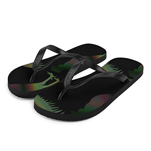 Rooster Bird Farm Animal (377) Flip-Flops2