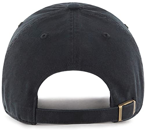 Image of '47 MLB Black White Clean Up Adjustable Hat Cap, Adult One Size, Colorado Rockies Black White, One Size