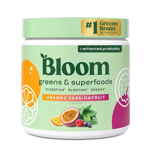 Bloom Nutrition Superfood Greens Powder, Digestive Enzymes with Probiotics and Prebiotics, Gut Health, Bloating Relief f - Detailed View