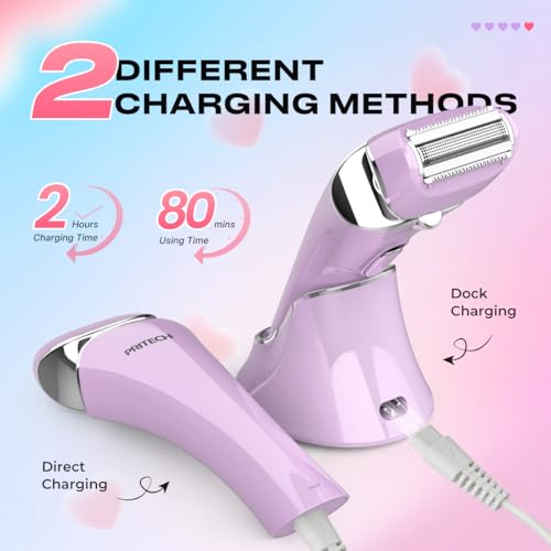 Image of Electric Razor for Women's Wet & Dry Electric Shaver for Legs & Body Shaver