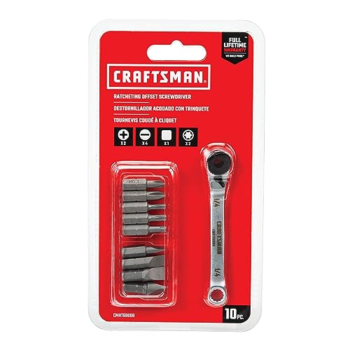 Craftsman CMHT68008 Screwdriver Set, Ratcheting Offset, Multi-Bit thumb #4